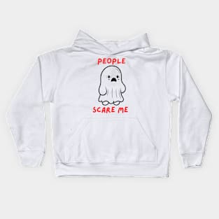 People Scare Me Kids Hoodie